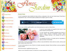 Tablet Screenshot of floresjardim.com